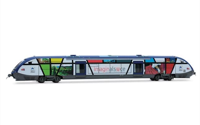SNCF, autorail diesel classe X 73500 « Imaginalsace », ép. VI, avec décodeur sonore