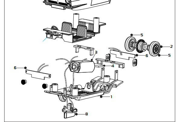 Scalextric Guide Blade