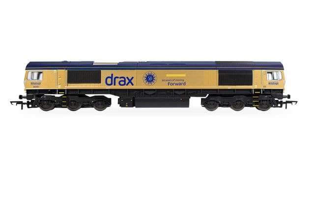 RailRoad: GB Railfreight - Class 66 - 66301 ‘Drax Power Station 50’ - Gold Livery (Drax 50th Anniversary)