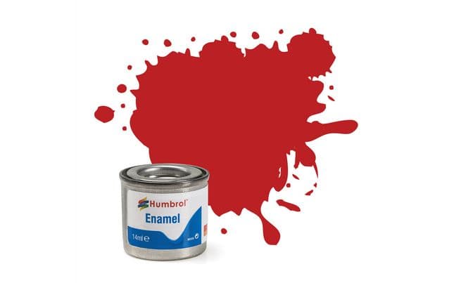 Enamel Paint: 60 - Scarlet - Matt - (14ml)