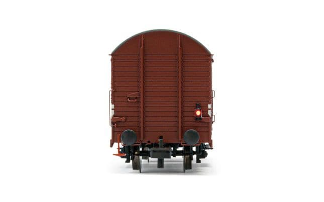 DB, 2-axle closed wagon Gmhs 55 with rear light, period III