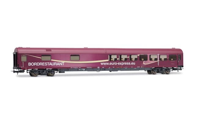 Euro-Express, set di 2 carrozze, composto da 1 carrozza "Partywagen" WGmh804/854 e 1 carrozza ristorante WRmh132, ep. VI
