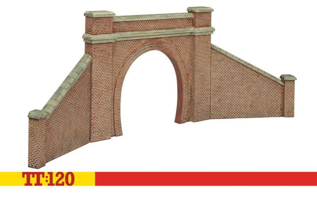 Single Tunnel Portals &amp; Side Walls - Red Brick Collection