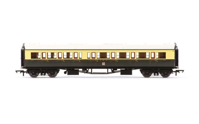 GWR, Collett 'Bow Ended' Corridor Composite (R/H), 6527 - Era 3