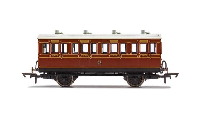 LB&amp;SCR, 4 Wheel Coach, 1st Class, 474 - Era 2