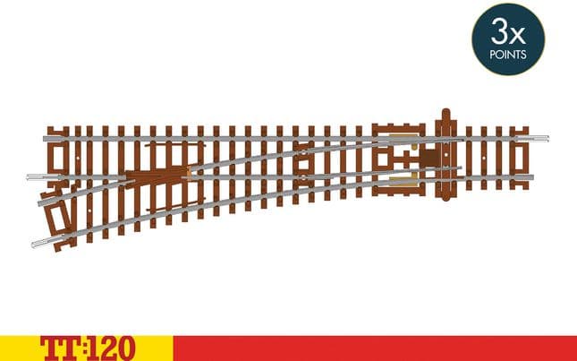 Left Hand Point 166mm 15° 631mm