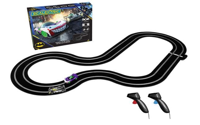 Scalextric Batman vs Joker 'The Battle of Arkham' Race Set