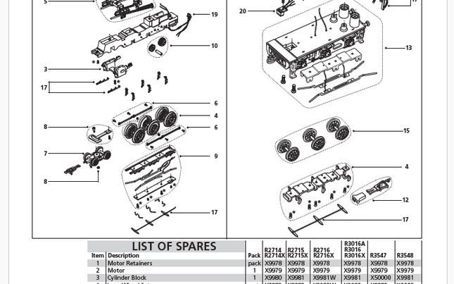 Coupling Rods, Standard Class 4 75000 Coupling Rod Set