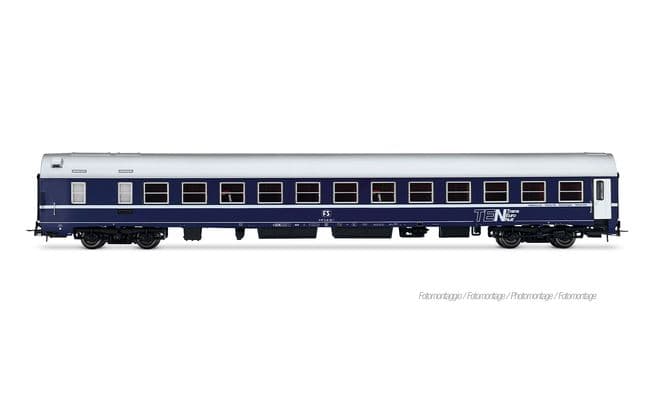 FS, 3-unit pack of Exp 234/235 Remus Roma – Wien, UIC-X '68 couchettes + UIC-X '68 2nd class grey + WLABm MU '73 TEN