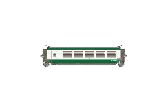 ADIF, tren de auscultación A330 "Séneca", decoración blanco-verde, ép. VI, con decoder de sonido