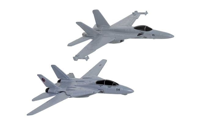 Maverick™ &amp; Goose's F-14 TOMCAT® (Top Gun, 1986) &amp; Rooster's F/A-18 SUPER HORNET® (Top Gun Maverick, 2021)