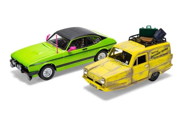 Only Fools &amp; Horses Del Boy's Reliant Regal &amp; Ford Capri Mk3