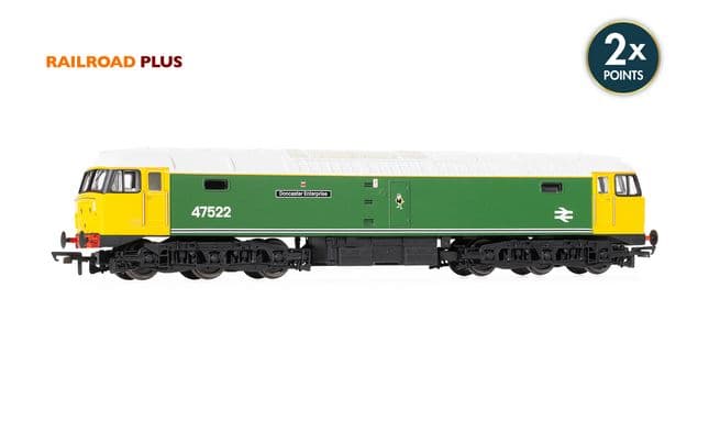 RailRoad Plus BR, Class 47, Co-Co, 47522 'Doncaster Enterprise' - Era 8