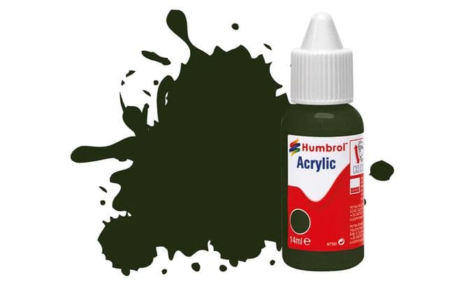 Acrylic Paint 163 Dark Green Satin