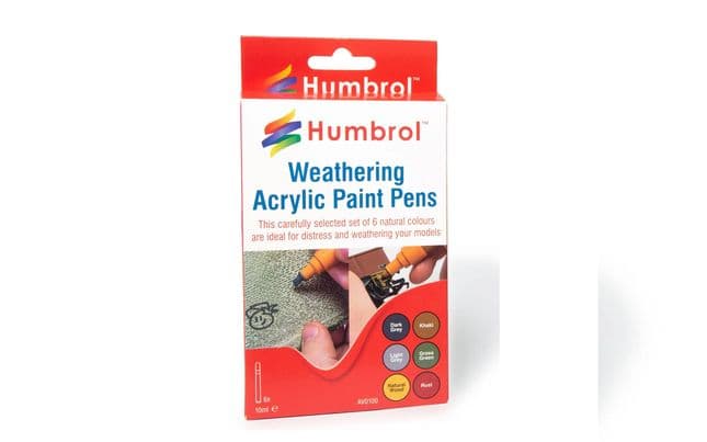 Acrylic Weathering Paint Pens Pack - (6x 10ml)