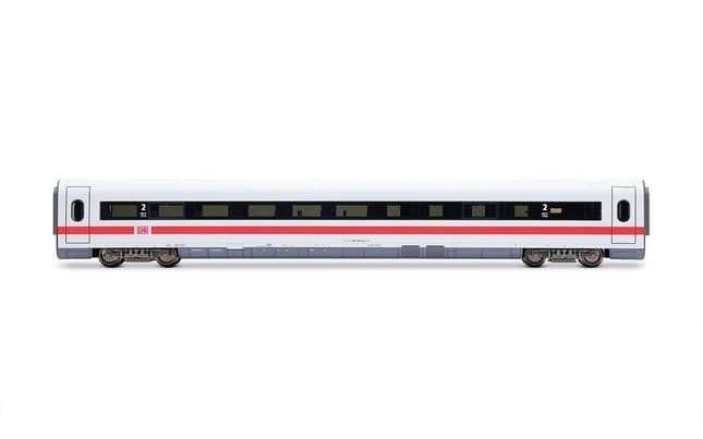 DB AG, ICE 1, Tz 155 „Rosenheim“, 5-tlg. Set Zwischenwagen (1 x Speisewagen + 3 x Wagen 2. Klasse + 1 x Wagen 1. Klasse), „Klimaschützer“