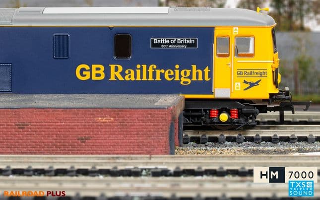 RailRoad Plus GB Railfreight, Class 73, Bo-Bo, 73109 'Battle of Britain' - Era 10