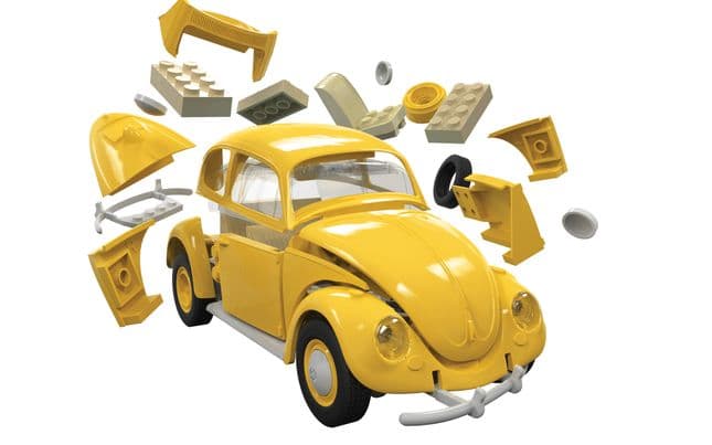 QUICKBUILD VW Beetle yellow