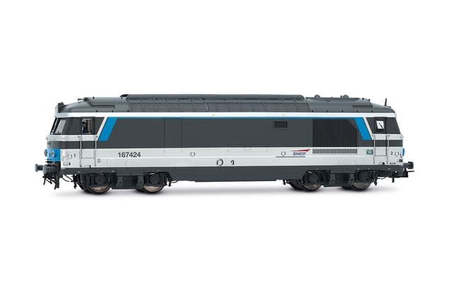 SNCF, diesel locomotive BB 167424, "Multiservice" livery, ep. VI