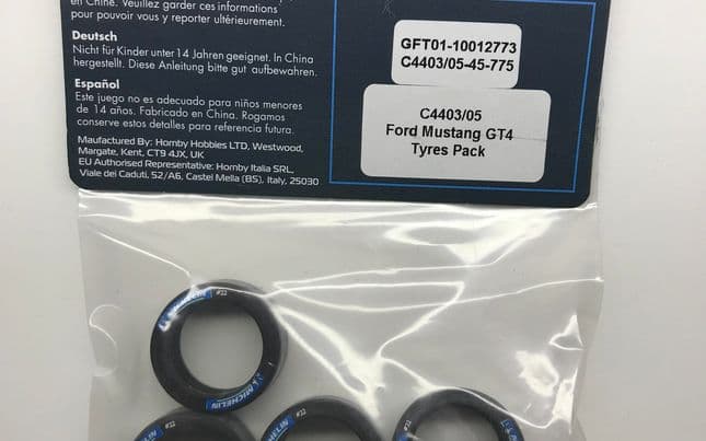 Tyre pack, Ford Mustang GT4 Tyres Pack