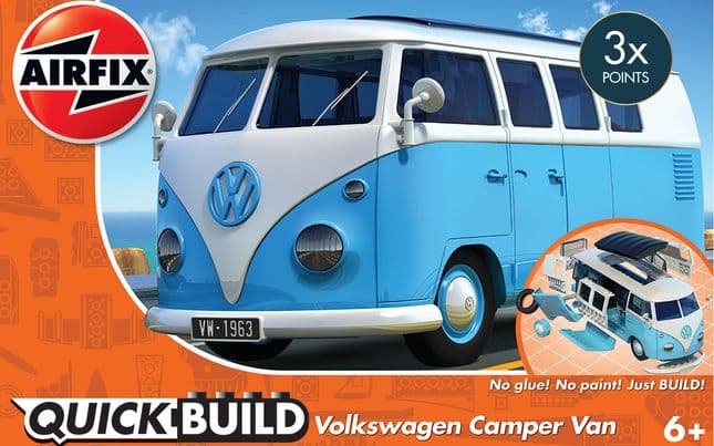 QUICKBUILD VW Camper Van blue