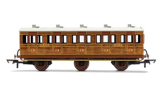 LNER, 6 Wheel Coach, 3rd Class, 4141 - Era 3