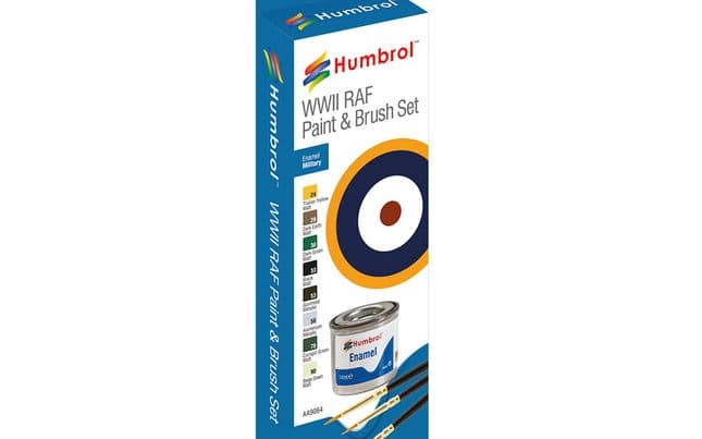 Enamel Paint and Brush RAF WWII Colours