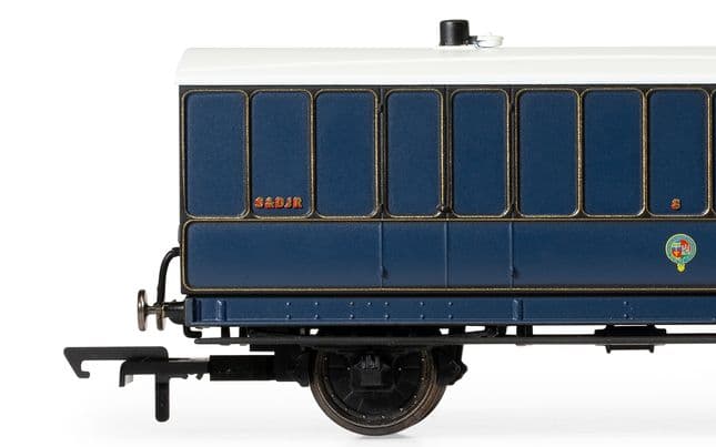 S&amp;DJR, 4 Wheel Coach, Passenger Brake, 8 - Era 2