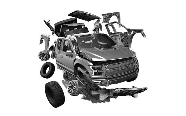 QUICKBUILD Ford F-150 Raptor - Grey