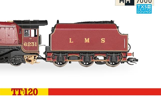 LMS, Princess Coronation, 4-6-2, 6231, 'Duchess of Atholl' Digital - Era 3