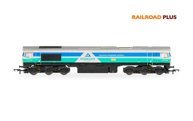 RailRoad Plus: Class 66 - Aggregates Industries - 66711 'Sence'