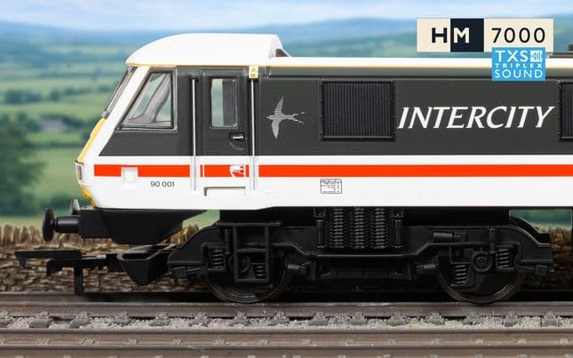 RailRoad: BR - Intercity Class 90 - 'Royal Scot' 90001 (DCC Sound Fitted)