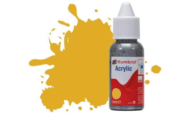 Acrylic Paint: 16 - Gold - Metallic - (14ml)