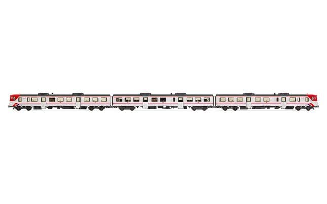 RENFE, set de 3 unidades, automotor diesel 592 “Cercanías”, ép. V-VI