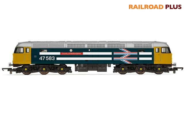 RailRoad Plus BR Class 47 Co Co 47583 County Hertfordshire Era 7