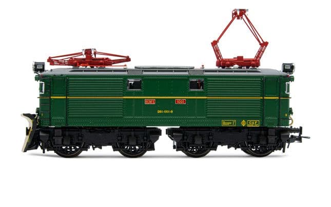 Electrotren (H0 1:87), RENFE, electric locomotive class 281 with marking UIC, period IV