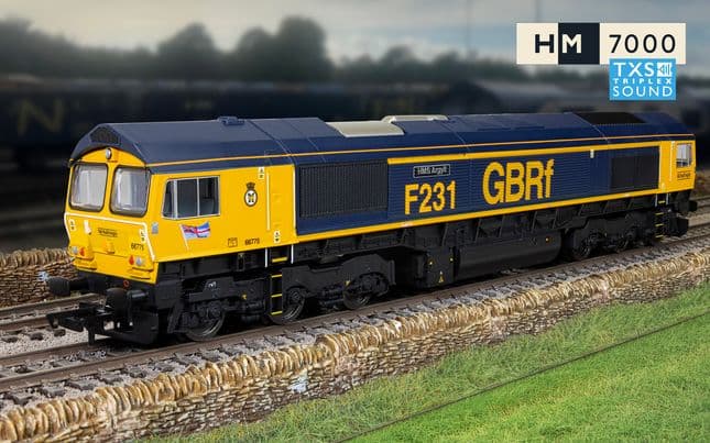 RailRoad: GBRf - Class 66 - 66775 'HMS Argyll' (DCC Sound Fitted)