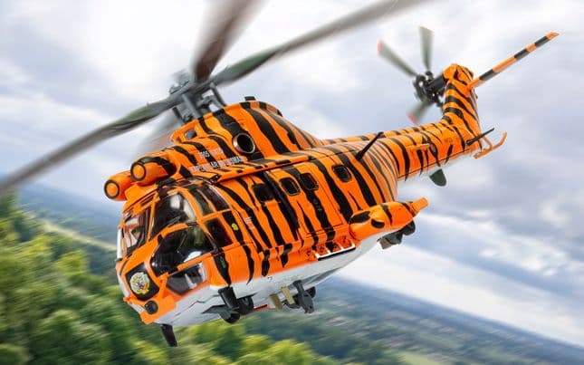 Westland Puma HC-1 - RAF No.230 Sqn - NATO Tiger Meet Livery
