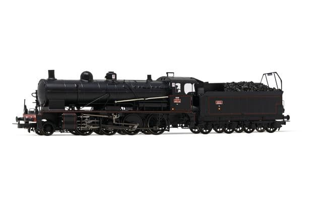 SNCF, locomotive à vapeur 140 C 70, avec tender 18 B 64, livrée noir, ép. III