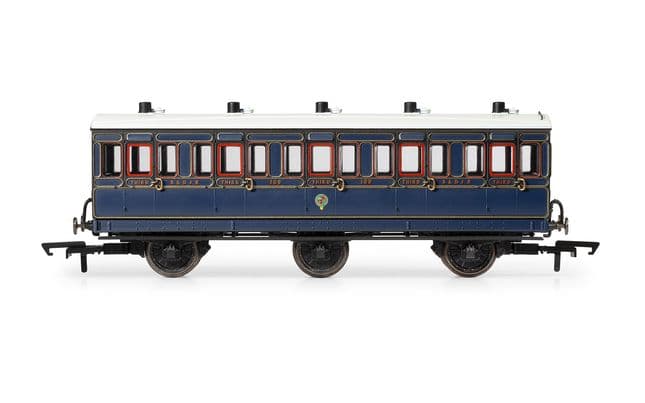 S&amp;DJR, 6 Wheel Coach, 3rd Class, 109 - Era 2