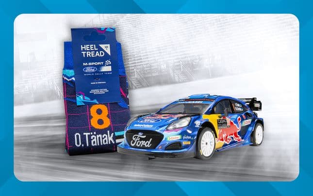 Ford Puma Rally1 &amp; Heel Tread Sock Bundle