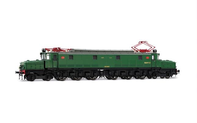 RENFE, locomotora eléctrica 272-003 con franja amarilla, ép. IV