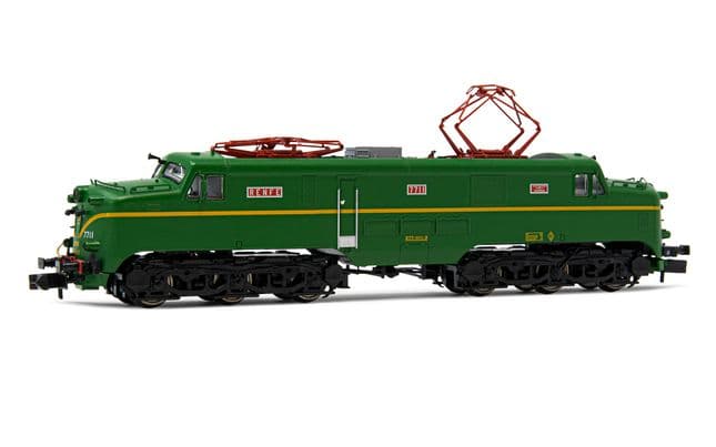 RENFE, Elektrolokomotive 277-011, in grüner Lackierung, Ep. IV