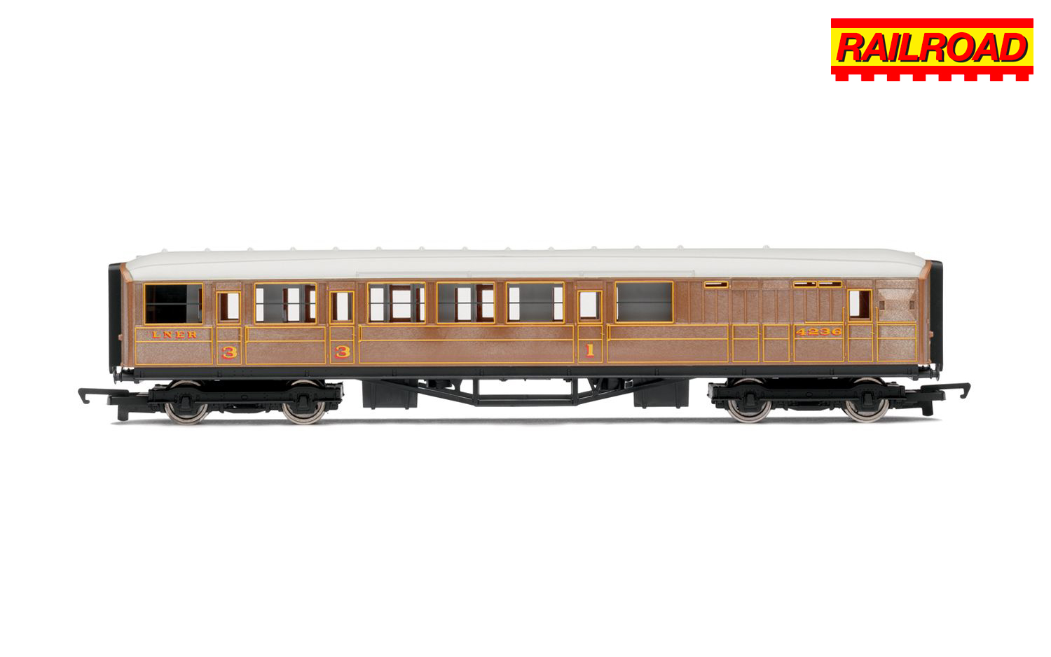 R4333 LNER, Brake Composite Coach - Era 3