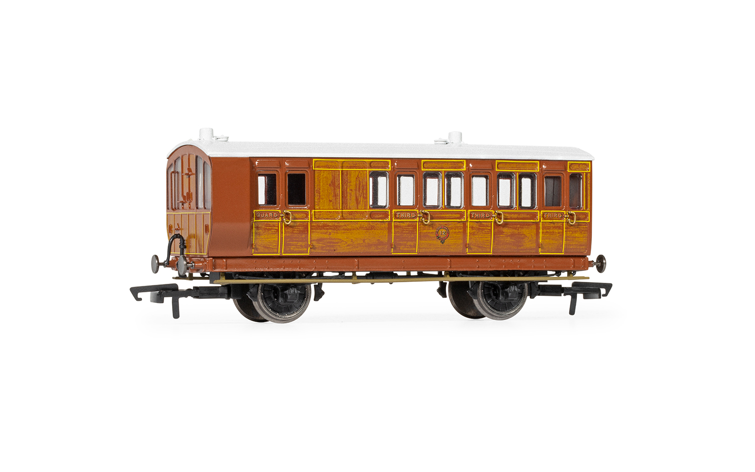 R40416 IoWCR, 4 Wheel Coach, Brake Third - Era 2