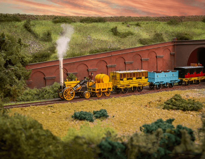 R3956 L and MR Stephensons Rocket Scenic