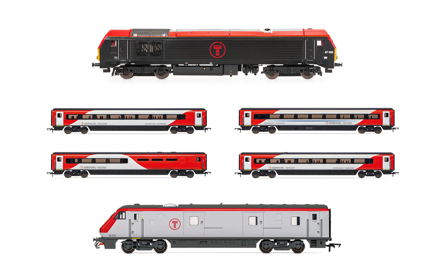 BUNDLEH37 Transport for Wales Train & Coaches Bundle