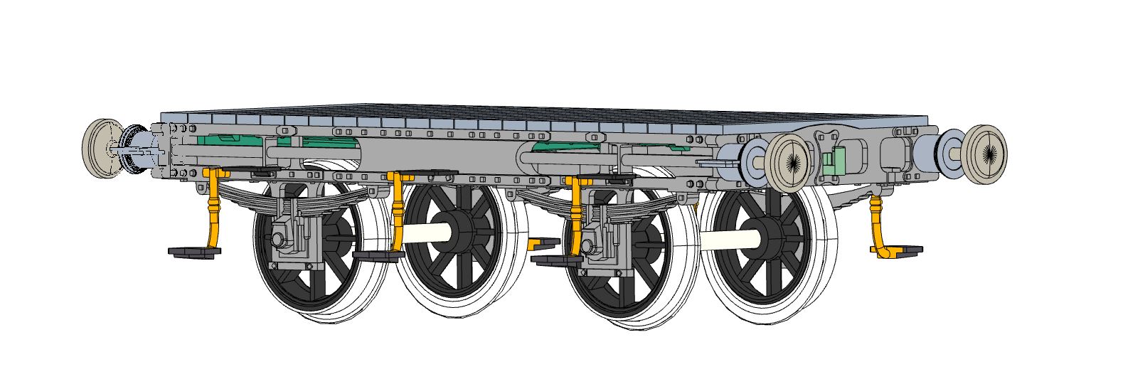 CAD data for the Era 1 flatbed wagon