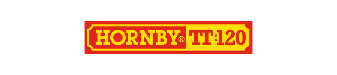 Hornby TT:120 Logo, Yellow, Red