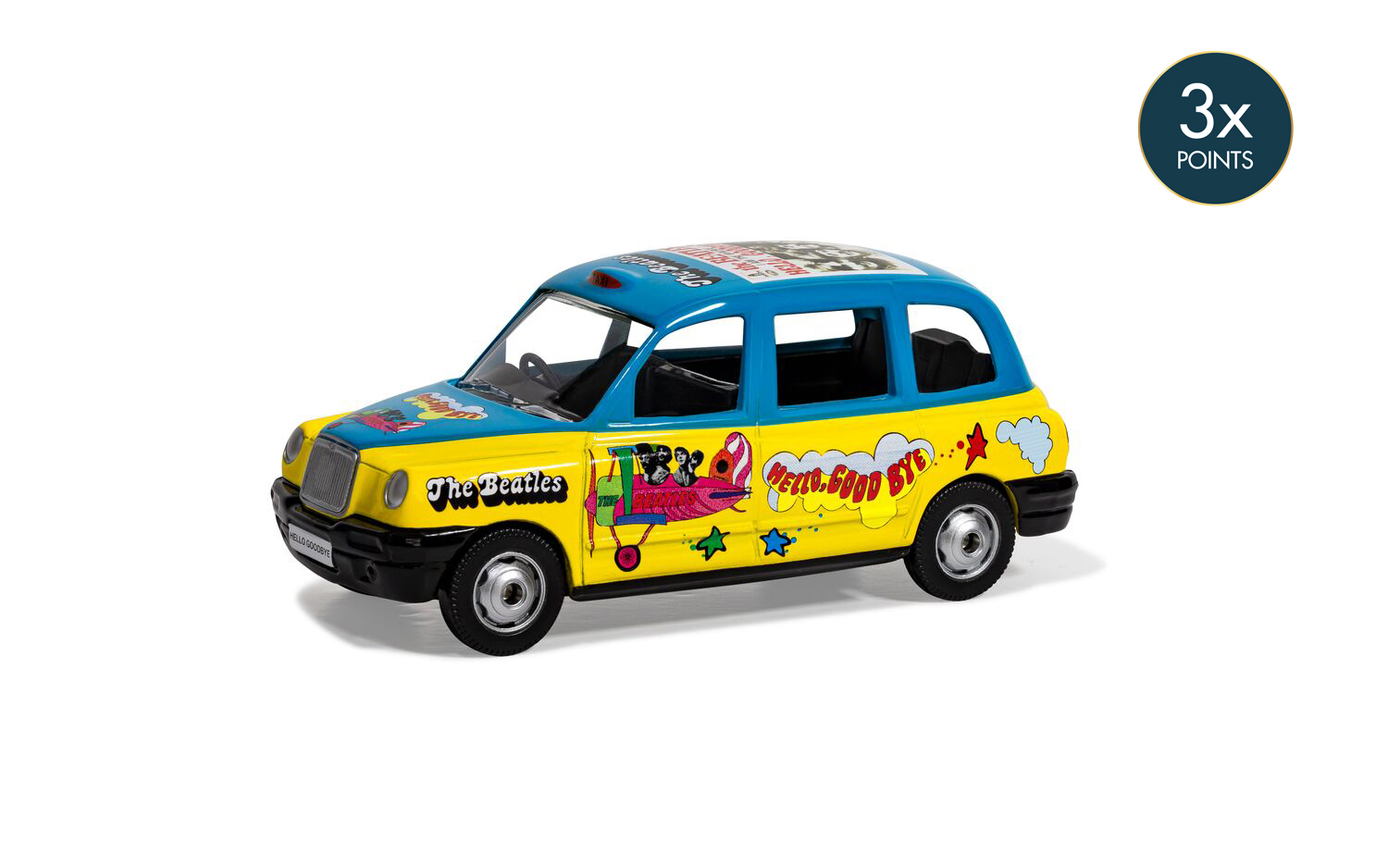 THE BEATLES クッキージャー タクシー The Beatles Newspaper Taxi Cookie Jar with Original Box